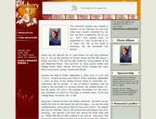 Tablet Screenshot of kingfoxiii.memory-of.com
