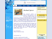Tablet Screenshot of michael-spicer.memory-of.com