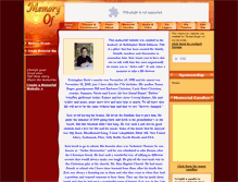 Tablet Screenshot of kristopher-johnson.memory-of.com