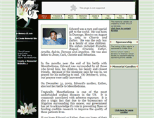 Tablet Screenshot of edward-silva.memory-of.com