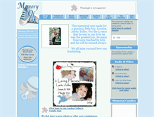 Tablet Screenshot of lyndon-talley.memory-of.com