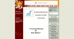 Desktop Screenshot of nick-wilson.memory-of.com