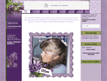 Tablet Screenshot of mary-fine.memory-of.com