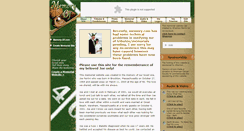 Desktop Screenshot of joseph-ferrini.memory-of.com