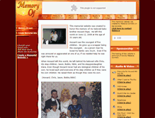 Tablet Screenshot of howard-pope.memory-of.com