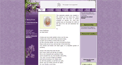Desktop Screenshot of irene-tomlinson.memory-of.com