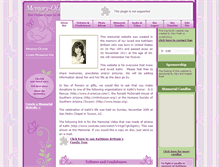 Tablet Screenshot of kathleen-brittain.memory-of.com