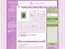 Tablet Screenshot of francis-caines.memory-of.com