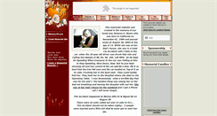 Desktop Screenshot of briannamoore1.memory-of.com