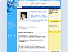 Tablet Screenshot of kyle-anderson.memory-of.com
