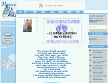 Tablet Screenshot of johnathanxaviermarden.memory-of.com