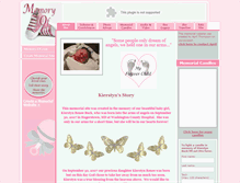 Tablet Screenshot of kierstynreneebuck.memory-of.com