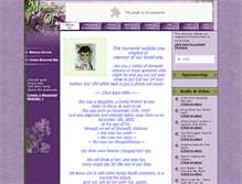 Tablet Screenshot of cheri-kaye-miller.memory-of.com