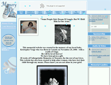 Tablet Screenshot of kristopher-verge.memory-of.com