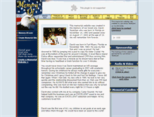 Tablet Screenshot of david-tezekjian.memory-of.com
