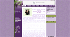 Desktop Screenshot of kassia-bolivar.memory-of.com