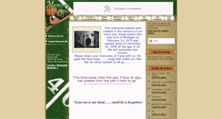 Desktop Screenshot of frank-devoy.memory-of.com