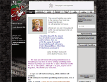 Tablet Screenshot of joe-bravard.memory-of.com