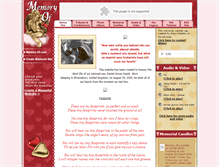 Tablet Screenshot of daniel-gould.memory-of.com