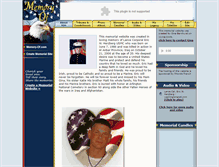 Tablet Screenshot of lance-corporal-eric-herzberg.memory-of.com