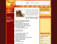 Tablet Screenshot of mia-zuvic.memory-of.com