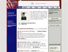 Tablet Screenshot of james-price.memory-of.com