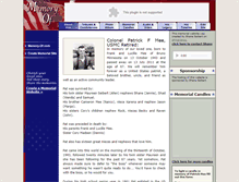 Tablet Screenshot of patrick-mee.memory-of.com
