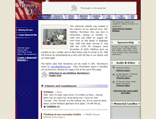 Tablet Screenshot of matthew-murchison.memory-of.com