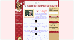 Desktop Screenshot of dan-knight.memory-of.com