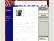 Tablet Screenshot of christine-kimball.memory-of.com