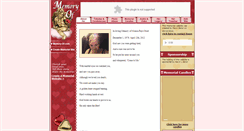 Desktop Screenshot of monica-stout.memory-of.com