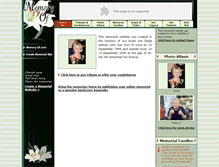 Tablet Screenshot of diane-heeney.memory-of.com