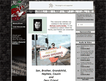 Tablet Screenshot of michael-kelley.memory-of.com