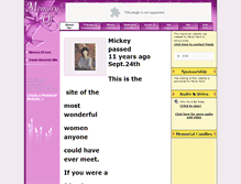 Tablet Screenshot of mickeypatton.memory-of.com