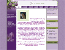Tablet Screenshot of amelia-marrocco.memory-of.com