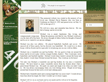 Tablet Screenshot of michael-ramirez.memory-of.com