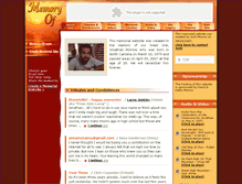 Tablet Screenshot of jonathan-morrow.memory-of.com