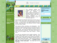 Tablet Screenshot of moe-lungstrom.memory-of.com