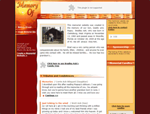 Tablet Screenshot of bradley-ash.memory-of.com