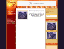 Tablet Screenshot of nicholas-king.memory-of.com