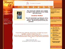 Tablet Screenshot of jonathan-wollert.memory-of.com