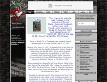 Tablet Screenshot of byron-black.memory-of.com