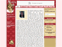 Tablet Screenshot of amy-jo-clineman.memory-of.com