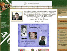 Tablet Screenshot of natepannell.memory-of.com