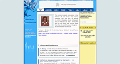 Desktop Screenshot of nancy-valentine.memory-of.com