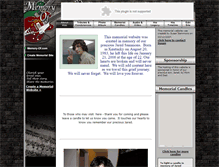 Tablet Screenshot of jaredleesammons.memory-of.com