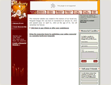 Tablet Screenshot of margaret-staggs.memory-of.com