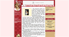 Desktop Screenshot of justina-perugini.memory-of.com