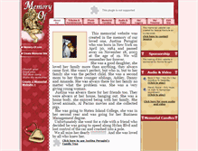 Tablet Screenshot of justina-perugini.memory-of.com