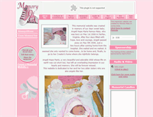Tablet Screenshot of angeli-hope-marie-ramos-mata.memory-of.com